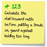 Calculate the risk/reward ratio