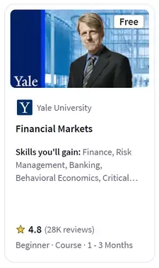 Financial Markets by Robert Shiller at Yale University