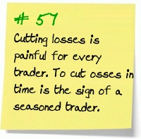 Cutting losses is painful for every trader