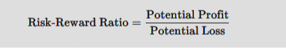 risk-reward ratio formula