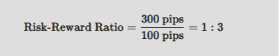 risk-reward ratio calculation